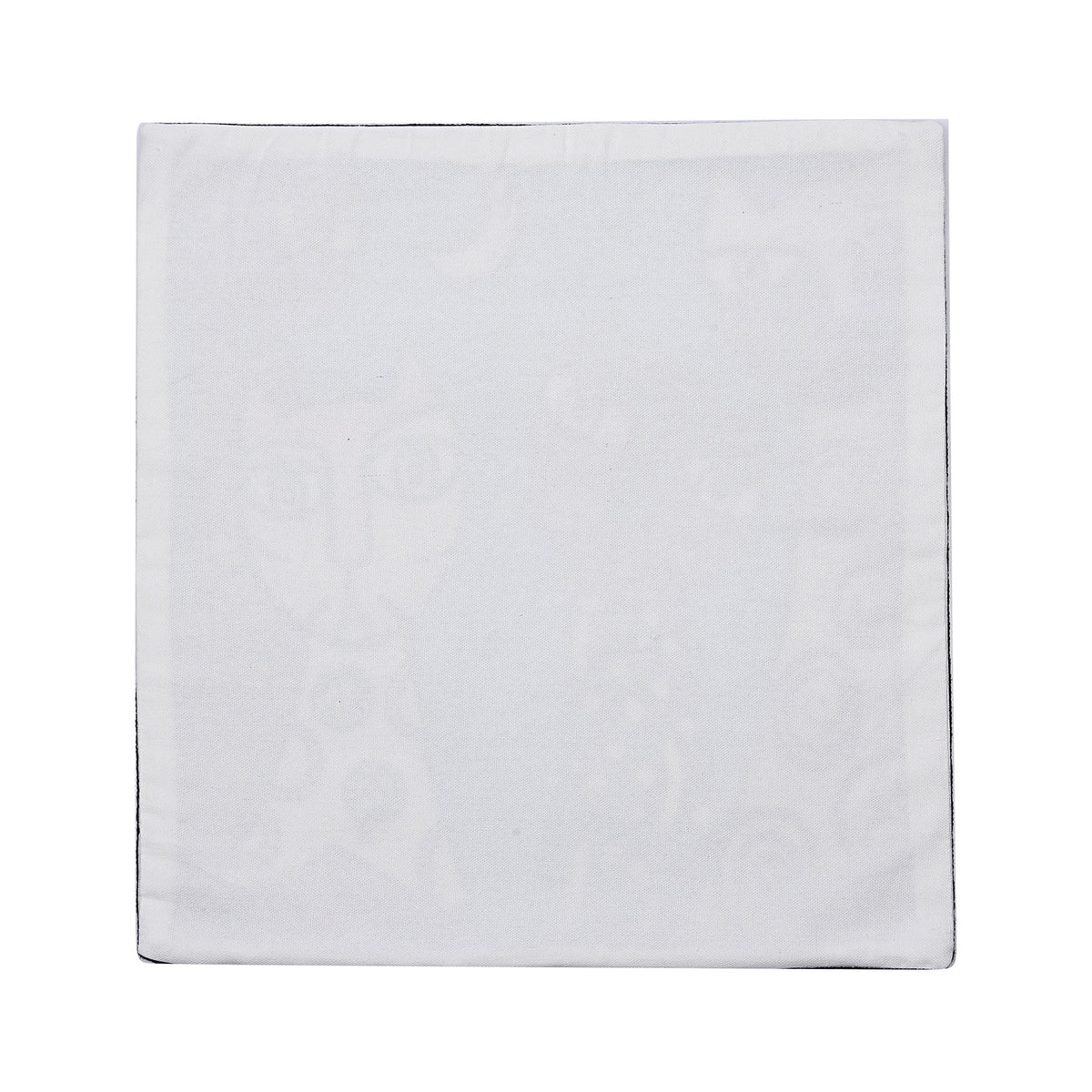 Kissenbezug mit Picasso-inspirierter Stickerei, 100% Baumwolle, 43x43cm, Gesichter