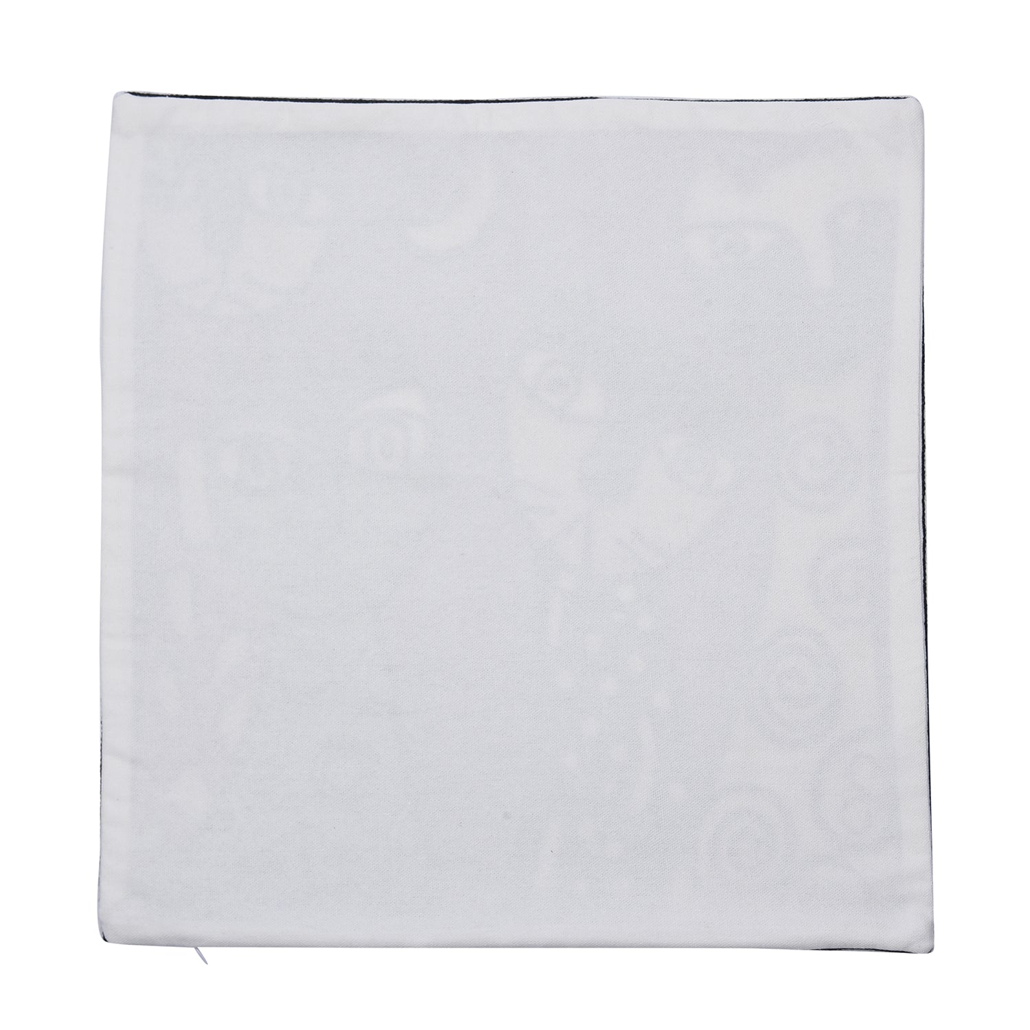 Kissenbezug mit Picasso-inspirierter Stickerei, 100% Baumwolle, 43x43cm, Stadt
