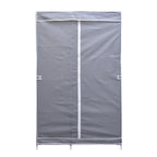 Klappbarer Kleiderschrank, Größe 105x45x175 cm, Silber