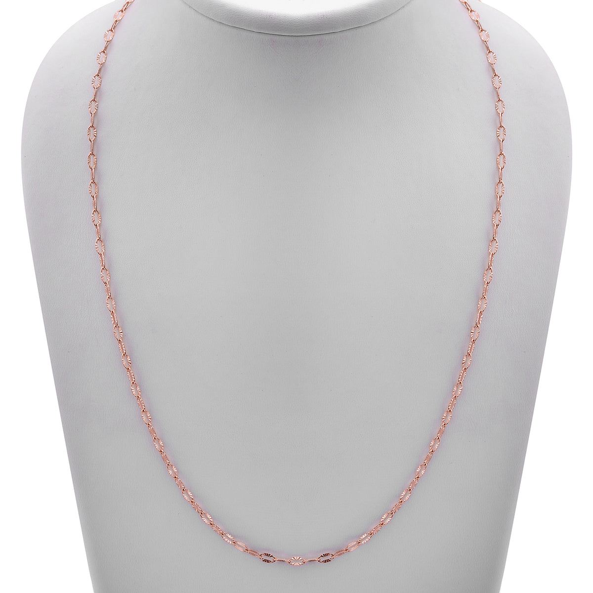 925 Silber rosévergoldet Kette ca. 75 cm ca. 4,08g