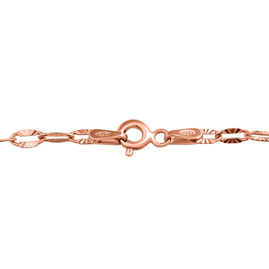925 Silber rosévergoldet Kette ca. 75 cm ca. 4,08g