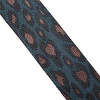 Verstellbarer Riemen, Leopardenmuster, Größe: 80-115x5cm cm, Braun und Grün