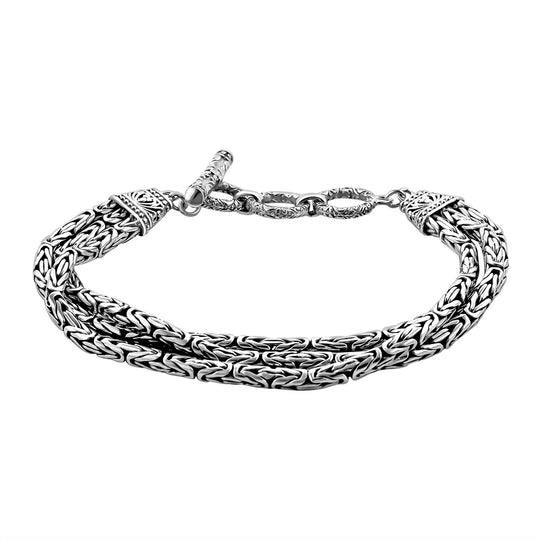 Royal Bali Kollektion - 925 Silber, Padian Armband ca. 19 cm ca. 25,45g