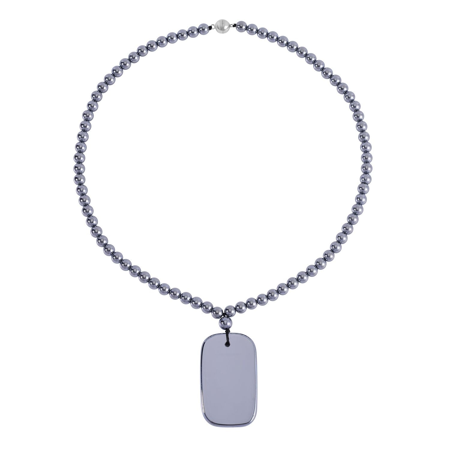 Terahertz Halskette ca. 50 cm 925 Silber rhodiniert ca. 245.00 ct
