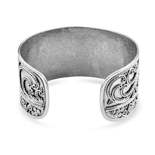 Royal Bali - 925 Silber Armreif, ca. 18.5 cm, ca. 46,90g