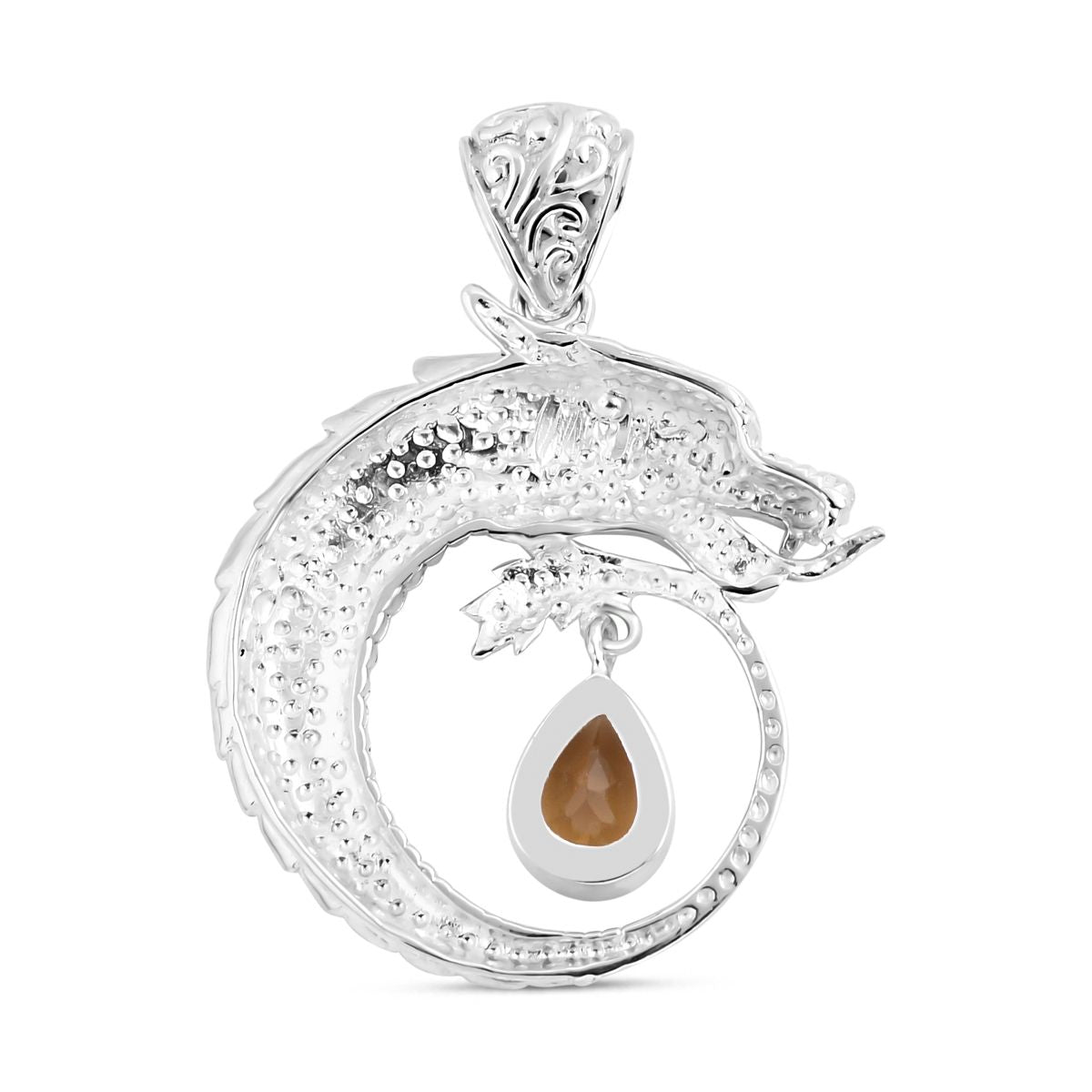 Royal Bali - Citrin Anhänger, 925 Silber, ca. 1.30 ct