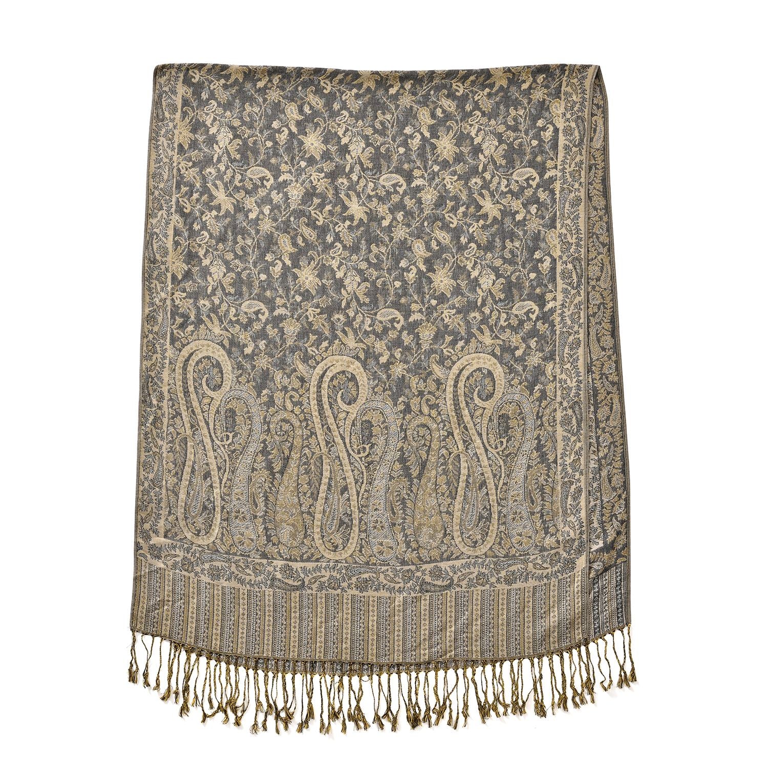 Paisley scarf size:175cm X70cm  (???)color:GREEN Material:100% viscose weight:200g