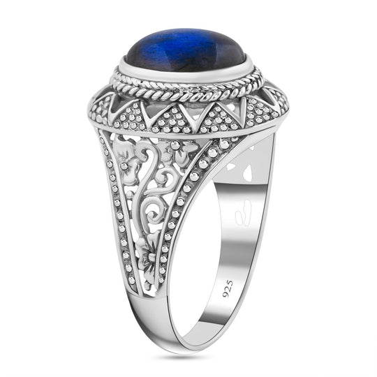 Royal Bali - Labradorit Ring, 925 Silber, , ca. 6.35 ct