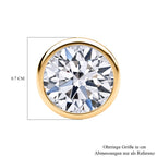 LUXURIANT DIAMOND - Lab grown Diamant VS-GH Ohrringe, IGI zertifiziert, 585 Gold ca. 1.01 ct
