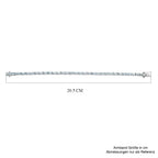 AA Aquamarin Armband ca. 19 cm 925 Silber platiniert ca. 13,39 ct.