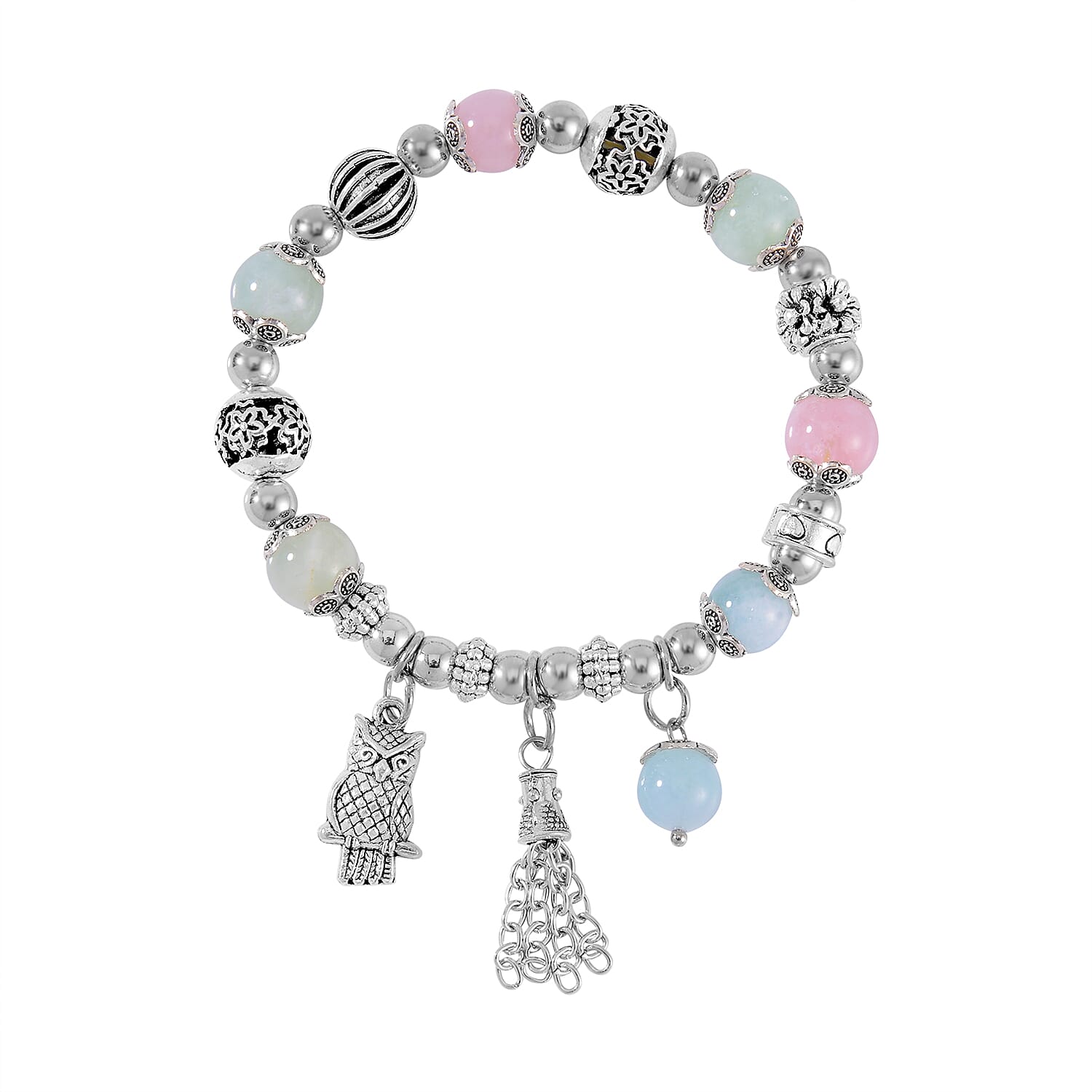 Beryll Armband, flexibles, Reine Legierung ca. 44.50 ct