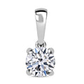 Signature Kollektion - Lab grown Diamant VS Anhänger,IGI zertifiziert,950 Platin ca. 0.50 ct