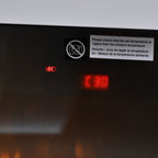 Elektrischer Kamin mit Authentischem Flammenspiel: Flexibel in 2 Heizstufen, 11-stufiger realistischer Flammeneffekt, 3 einstellbare Helligkeitsgrade