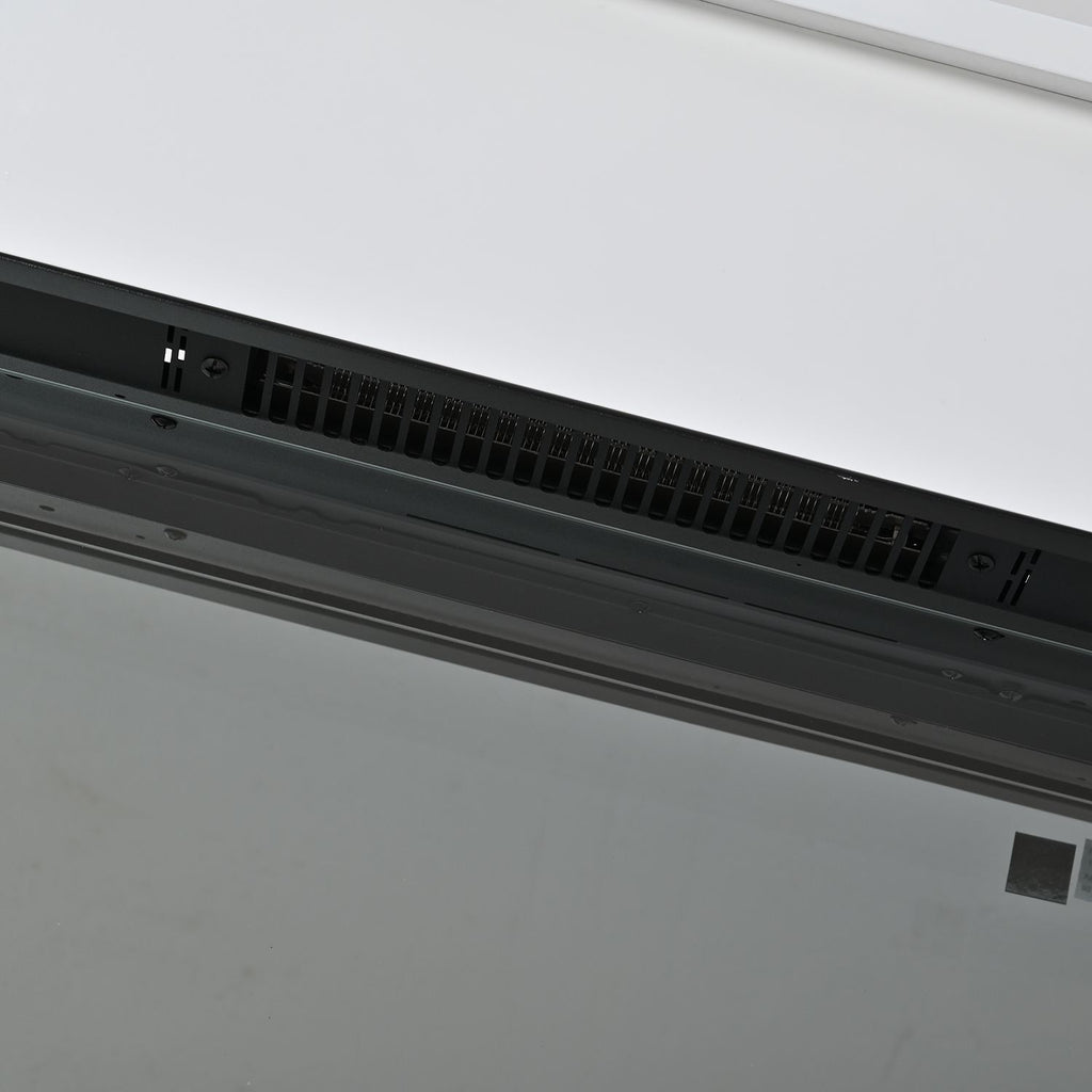 Elektrischer Kamin mit Authentischem Flammenspiel: Flexibel in 2 Heizstufen, 11-stufiger realistischer Flammeneffekt, 3 einstellbare Helligkeitsgrade