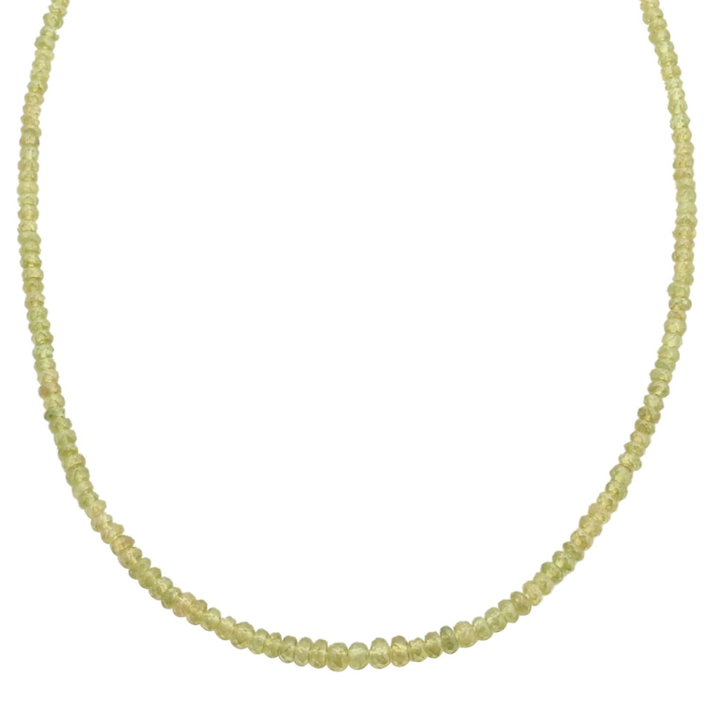 AAAA Sphen Halskette ca. 45 cm 750 Gold ca. 60,00 ct.