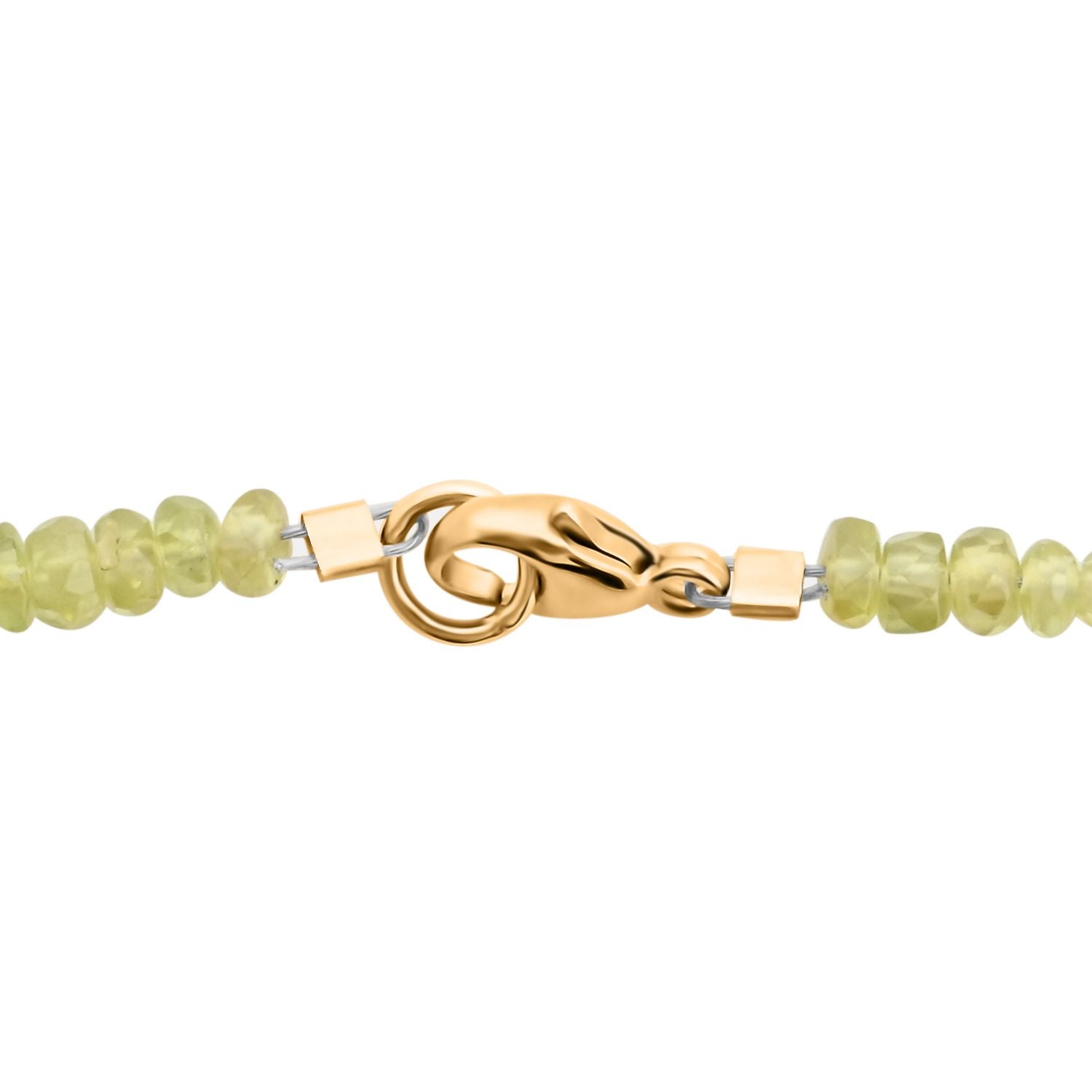 AAAA Sphen Halskette ca. 45 cm 750 Gold ca. 60,00 ct.
