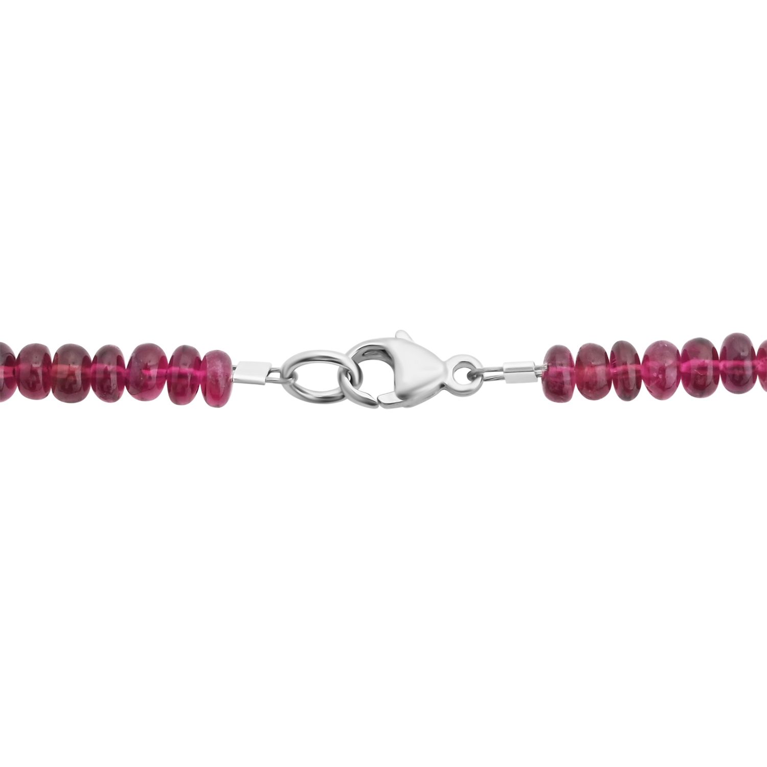 Rhapsody AAAA Rubellit Halskette ca. 45 cm 950 Platin ca. 75,00 ct.
