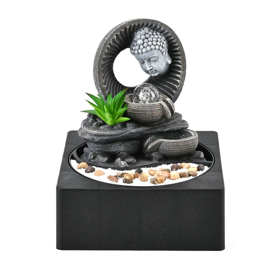 Home Decor Kunstvoller Handgeformter Wasserbrunnen, 29x21x22cm, Buddha