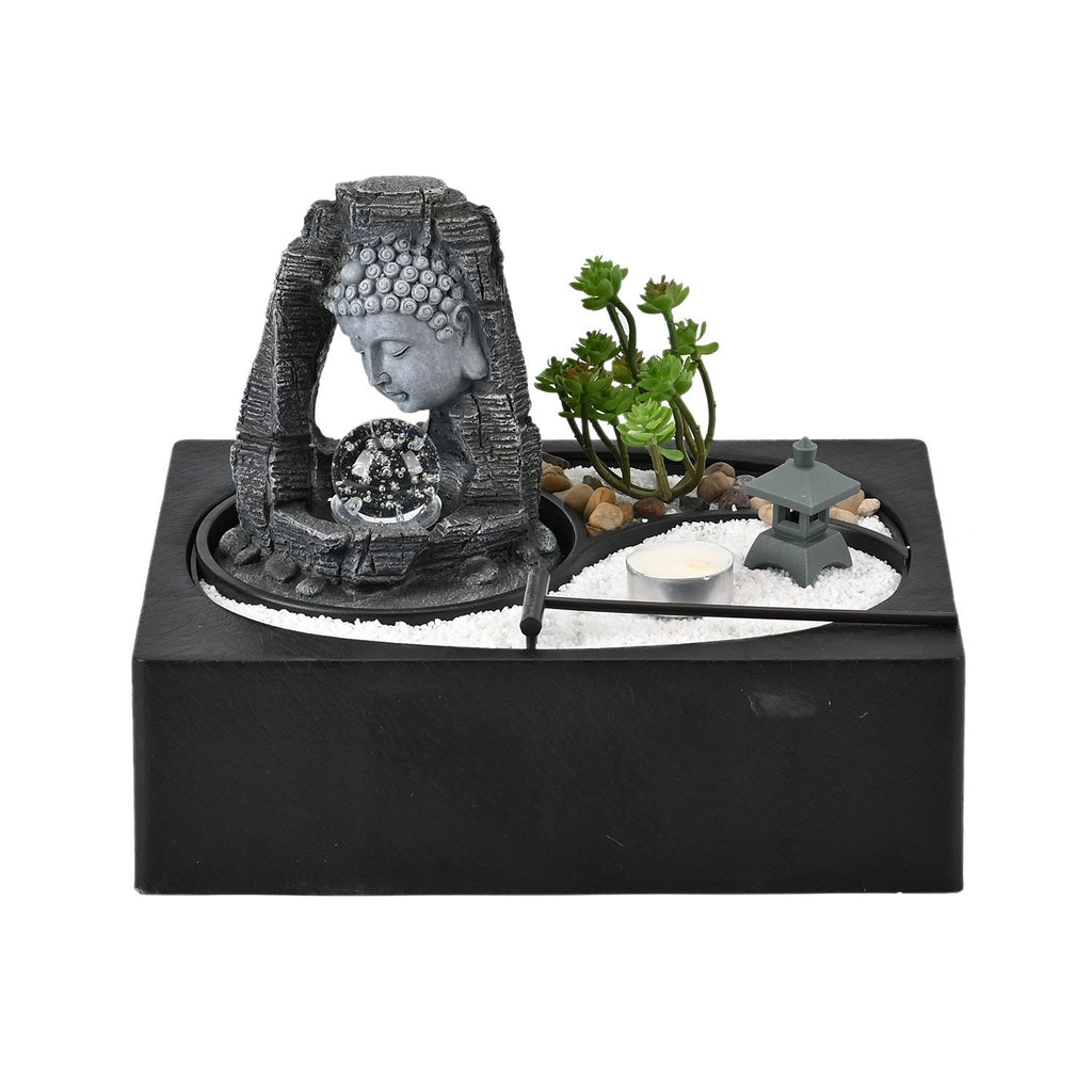 Buddha und warmes Licht