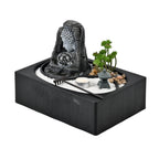 Buddha und warmes Licht