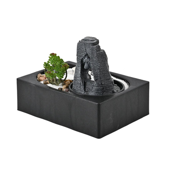 Home Decor Kunstvoller Handgeformter Wasserbrunnen, 29x21x22cm, Buddha