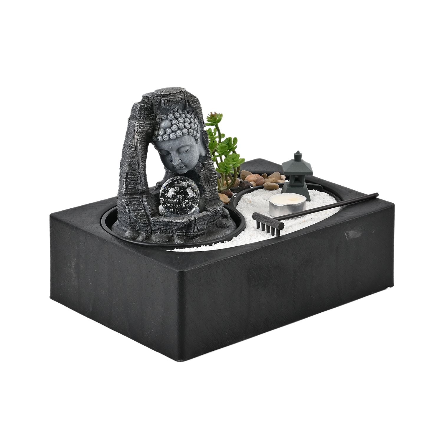 Buddha und warmes Licht