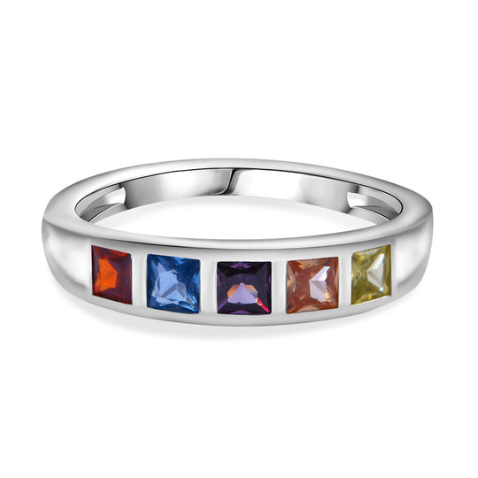 Lustro Stella - Feinster Zirkonia Ring, 925 Silber rhodiniert 1.31 ct