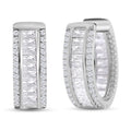 LUSTRO STELLA Zirkonia Inside-Out-Creolen - 4,89 ct.