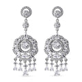 LUSTRO STELLA Zirkonia Ohrringe - 7,92 ct.