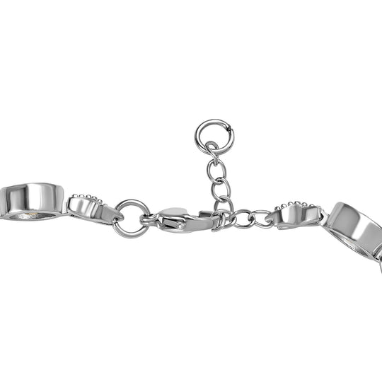 Citrin Armband ca. 18 cm Edelstahl ca. 11.47 ct