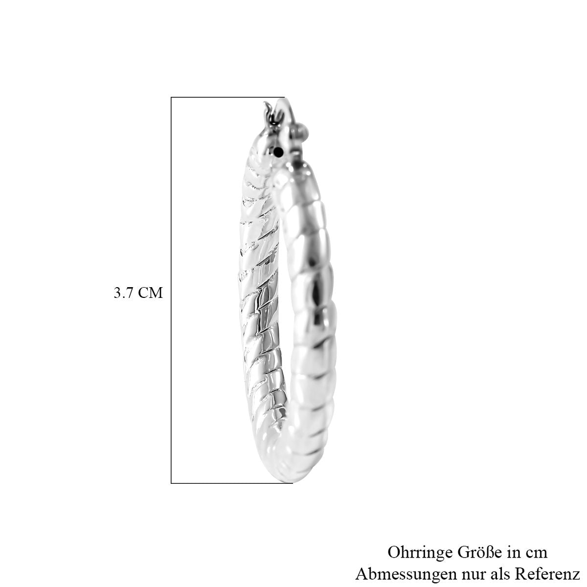 Silberhauch Kollektion - Elektroform Ohrringe, 925 Silber ca. 5,53g