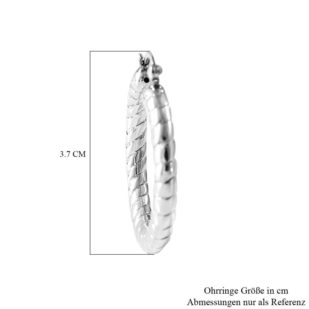 Silberhauch Kollektion - Elektroform Ohrringe, 925 Silber ca. 5,53g