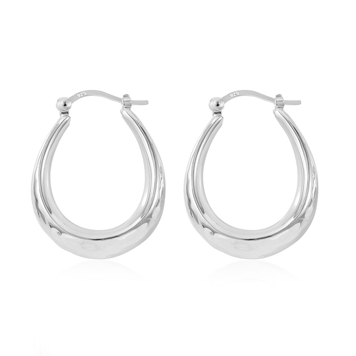 Silberhauch Kollektion - Elektroform Ohrringe, 925 Silber ca. 6,00g