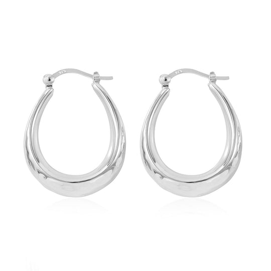 Silberhauch Kollektion - Elektroform Ohrringe, 925 Silber ca. 6,00g
