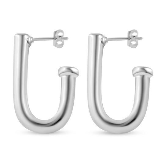 Silberhauch Kollektion - Elektroform Ohrringe, 925 Silber ca. 5,55g