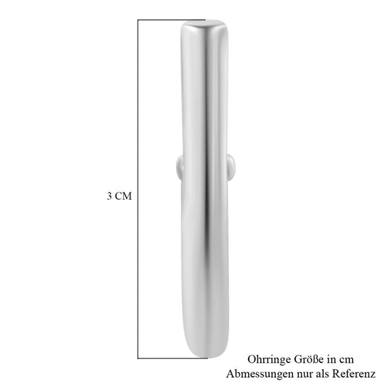 Silberhauch Kollektion - Elektroform Ohrringe, 925 Silber ca. 5,55g