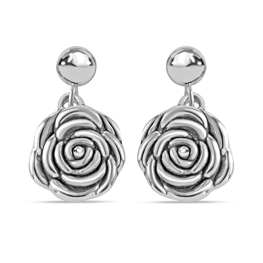 Elektroform Ohrringe, 925 Silber Versilberung, ca. 7,44g