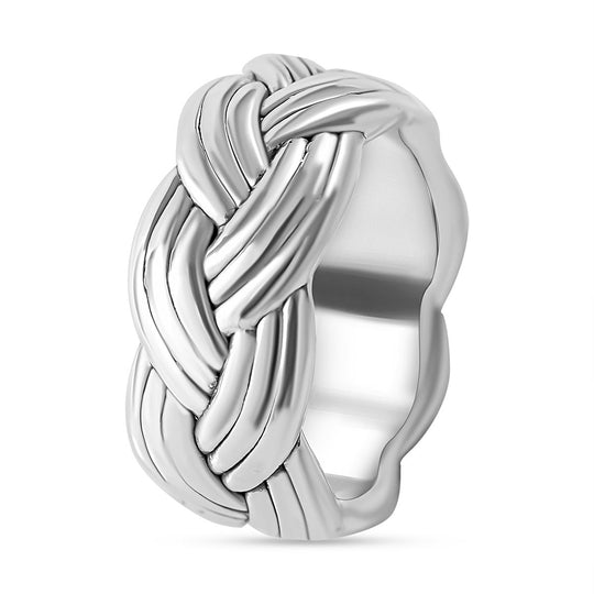Silberhauch Kollektion - Elektroform Ring, 925 Silber Versilberung, ca. 6,50g
