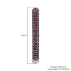 Natürlicher Mosambik Granat Ohrringe 925 Silber, ca. 3.80 ct