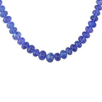 Rhapsody AAAA Tansanit Halskette ca. 45 cm 950 Platin ca. 165,00 ct.