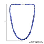 Rhapsody AAAA Tansanit Halskette ca. 45 cm 950 Platin ca. 165,00 ct.