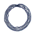 Tahiti mehrreihige 8mm Muschelkernperle 255cm Halskette