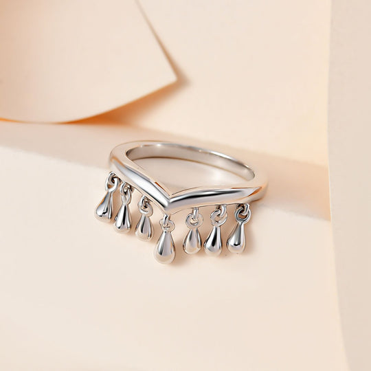 925 Silber platiniert Ringe ca. 4,12g