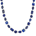 Lapislazuli Halskette ca. 45 cm Legierung Standard ca. 160,00 ct.