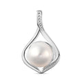 Süßwasser Perle Anhänger 925 Silber ca. 2,83 ct.