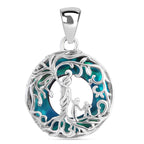 Royal Bali - Abalone Muschel Anhänger, 925 Silber, ca. 6.00 ct