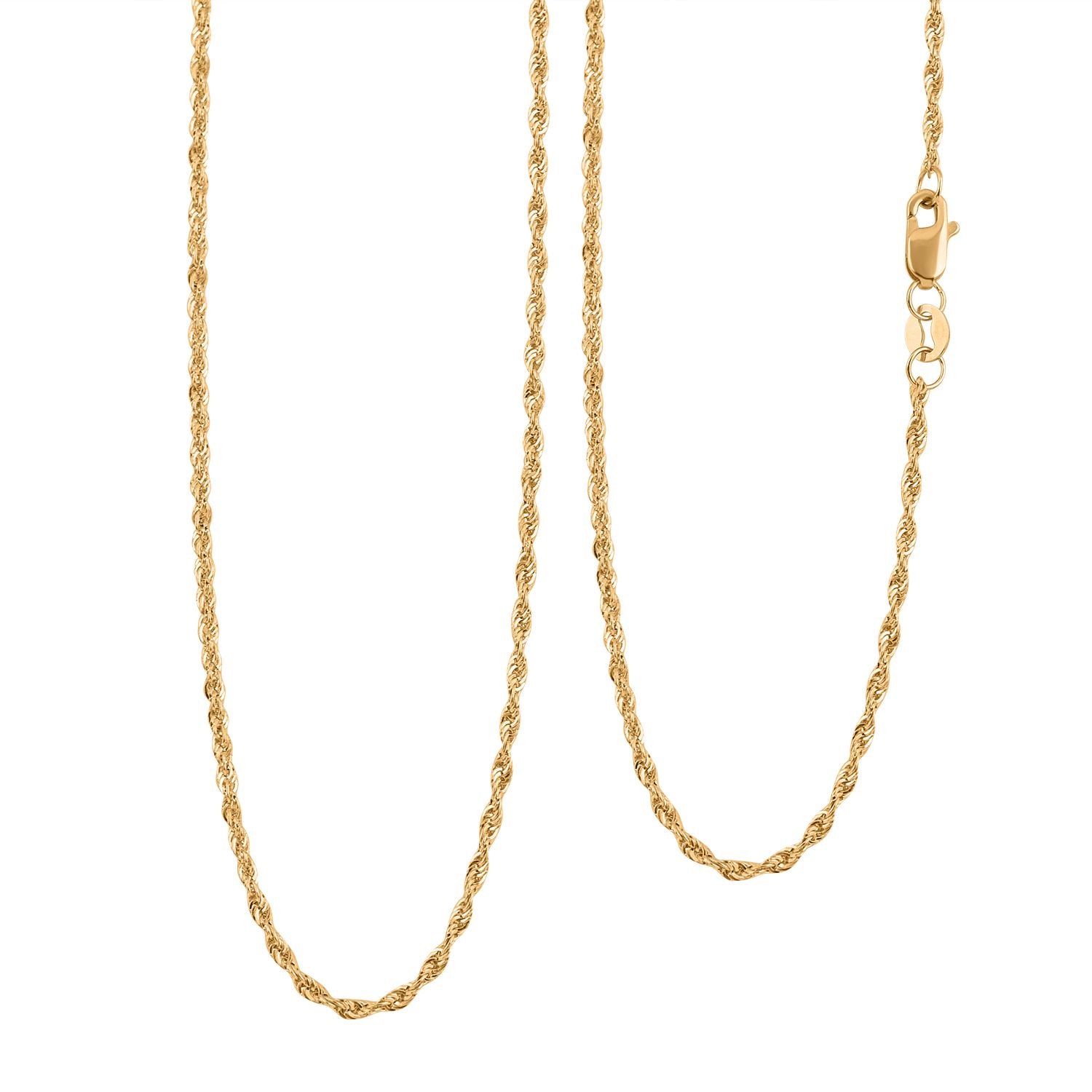 ILIANA - Kordelkette, ca. 50 cm, 750 Gelbgold ca. 1,20g