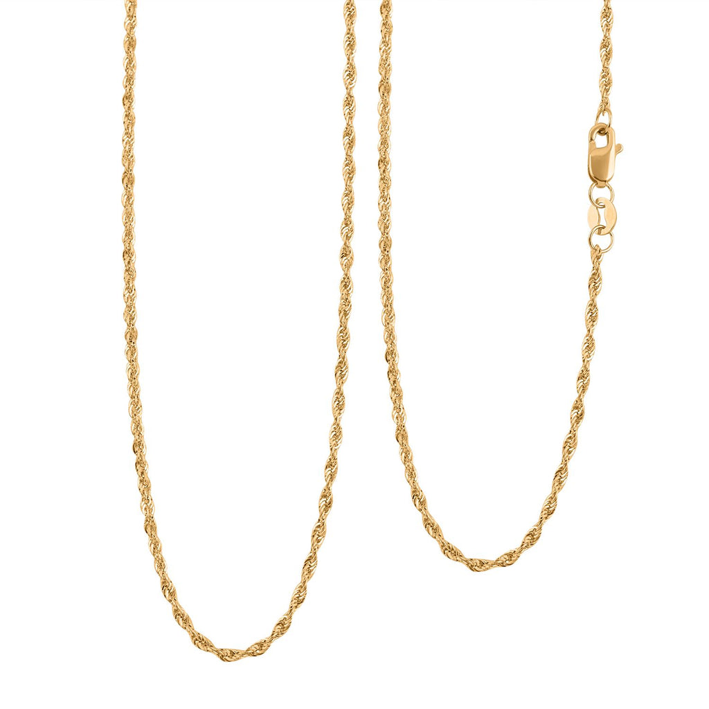 ILIANA - Kordelkette, ca. 50 cm, 750 Gelbgold ca. 1,20g