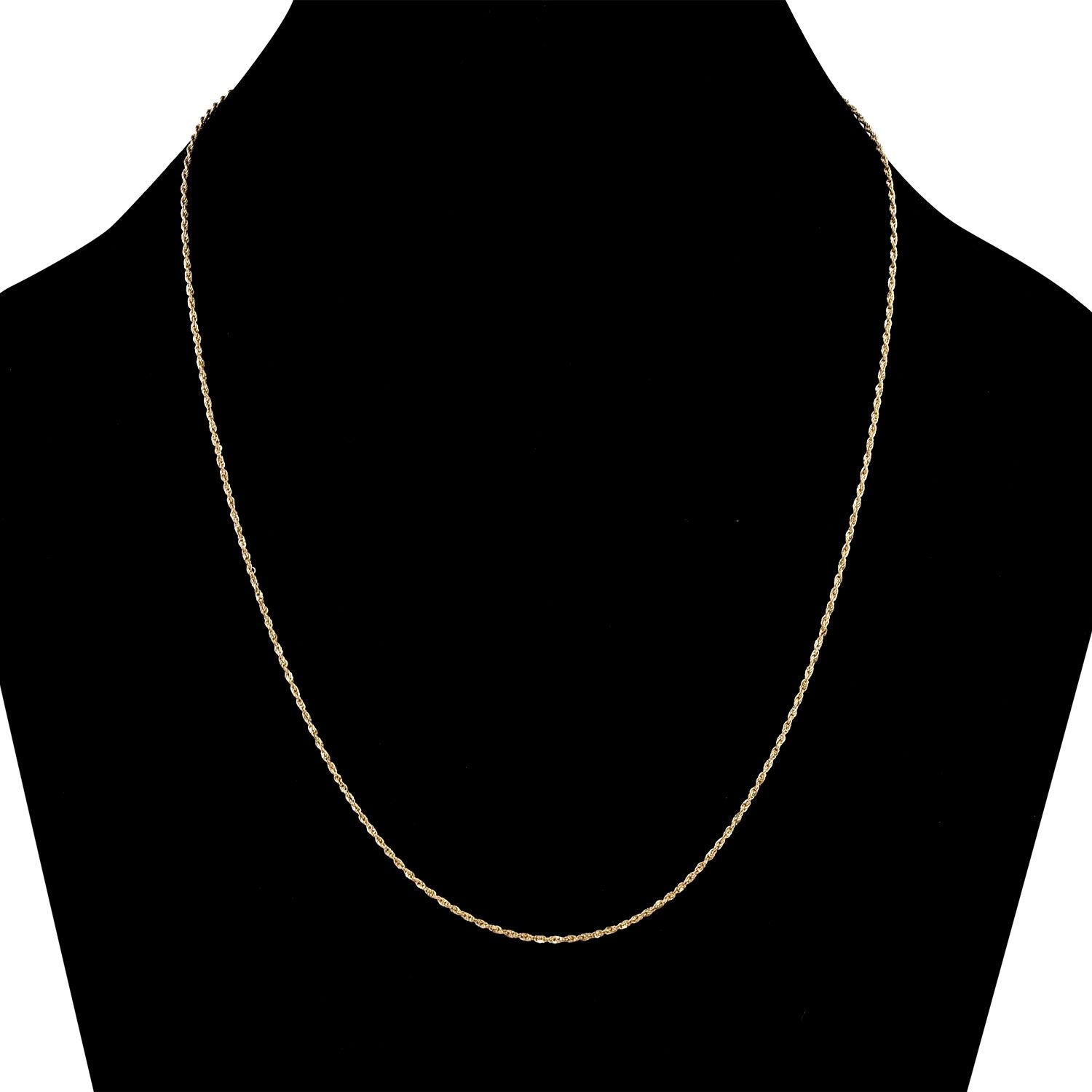 ILIANA - Kordelkette, ca. 50 cm, 750 Gelbgold ca. 1,20g