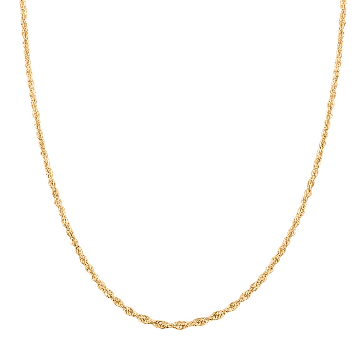 ILIANA - Kordelkette, ca. 50 cm, 750 Gelbgold ca. 1,20g